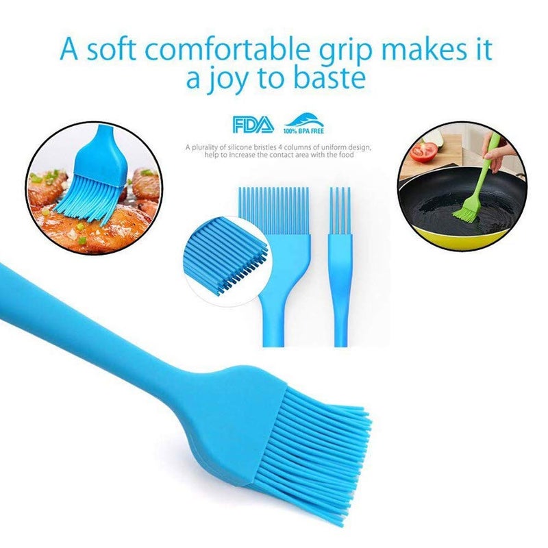 Suntchen 5Pcs Silicone Spatula Set Colorful Mini Spatulas - 480Â°F Heat Resistant Nonstick Versatile Kitchen Utensil Set for Baking, Mixing, Cooking, Dishwasher Safe - Image 5
